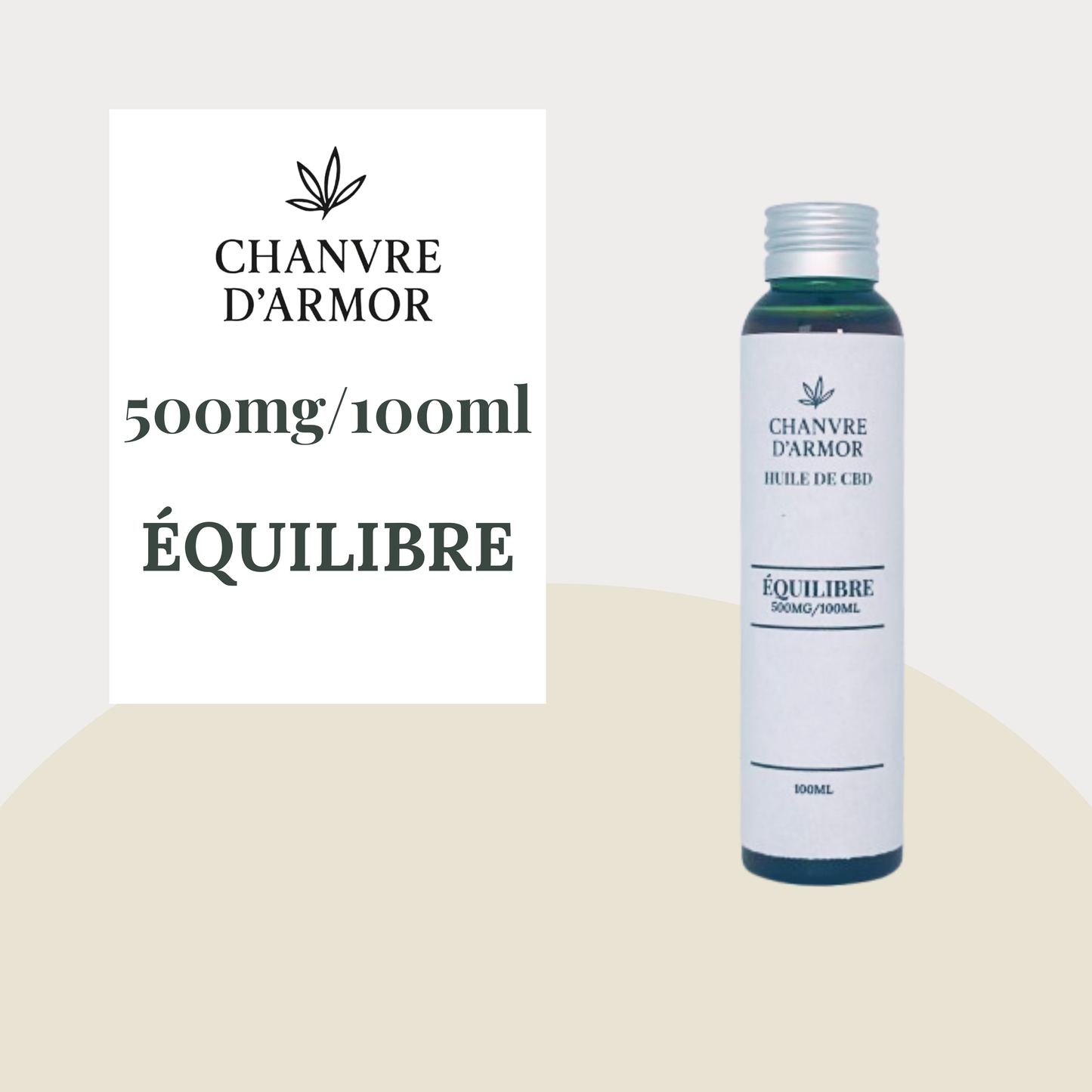 Huile de CBD Chanvre d'Armor 100ml