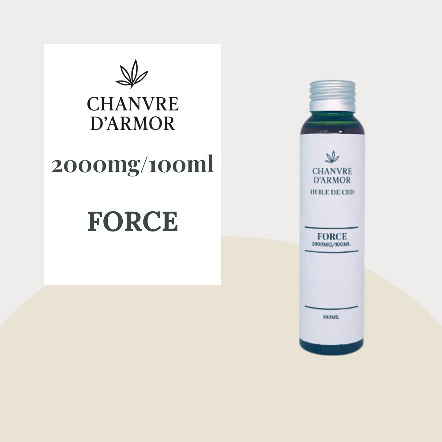 Huile de CBD Chanvre d'Armor 100ml
